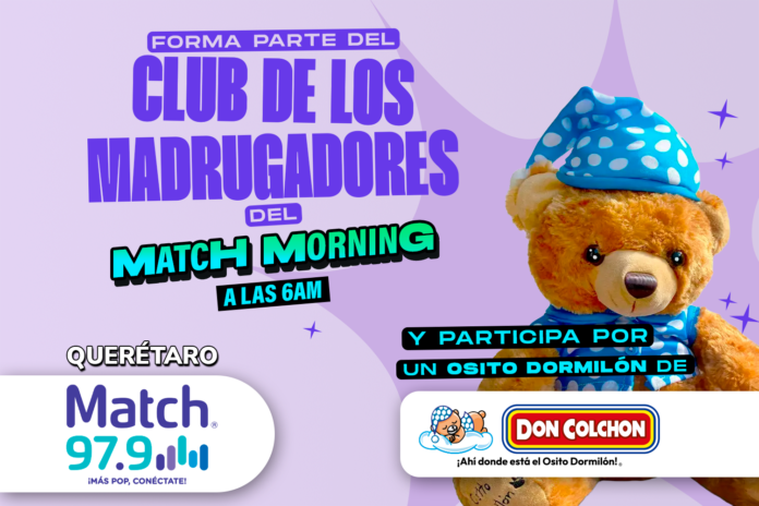 Club Madrugadores QRO: Osito dormilón de Don Colchón